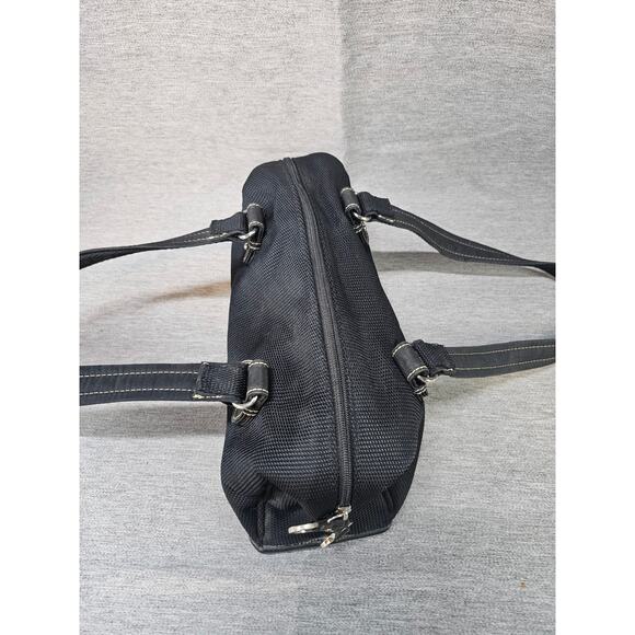 The Sak Black Rectangular woven shoulder bag with floral print liner - Picture 4 of 11